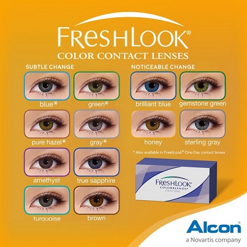 1 Freshlook Colorblends Pure Hazel Review US 15 80   Freshlook Colorblends Colors 